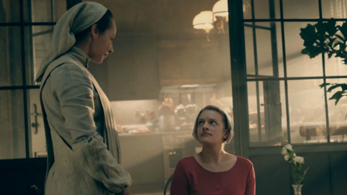 Rita and Offred in The Handmaid's Tale