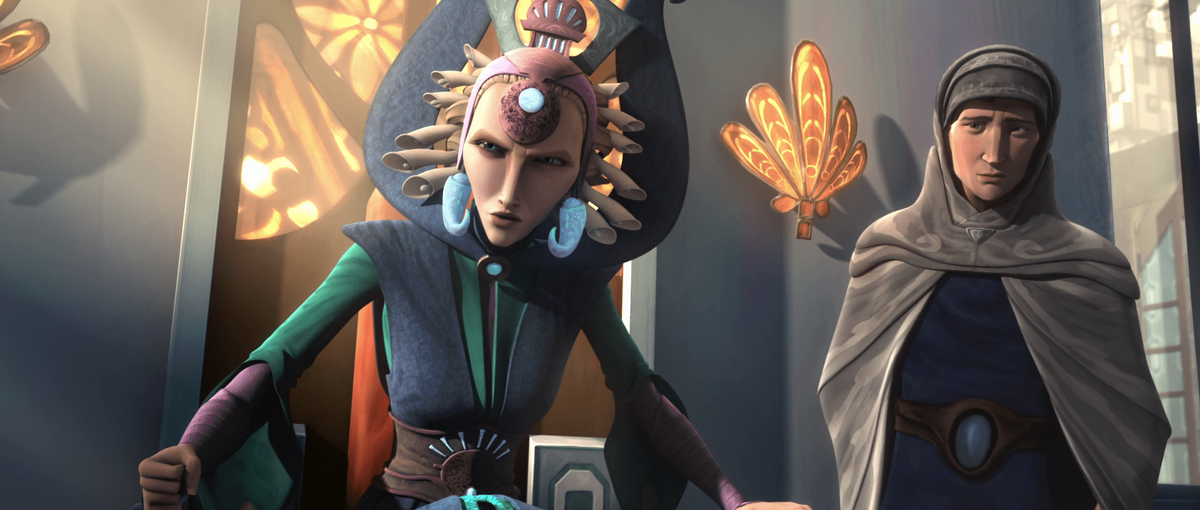 Star Wars: The Clone Wars, &quot;The Mandalore Plot&quot;: Duchess Satine Kryze and Senator Tal Merrik of the New Mandalorians