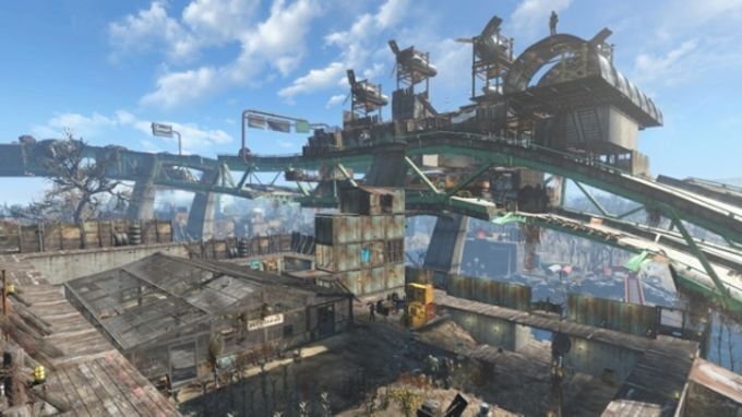 Fallout 4 Graygarden Overpass Settlement