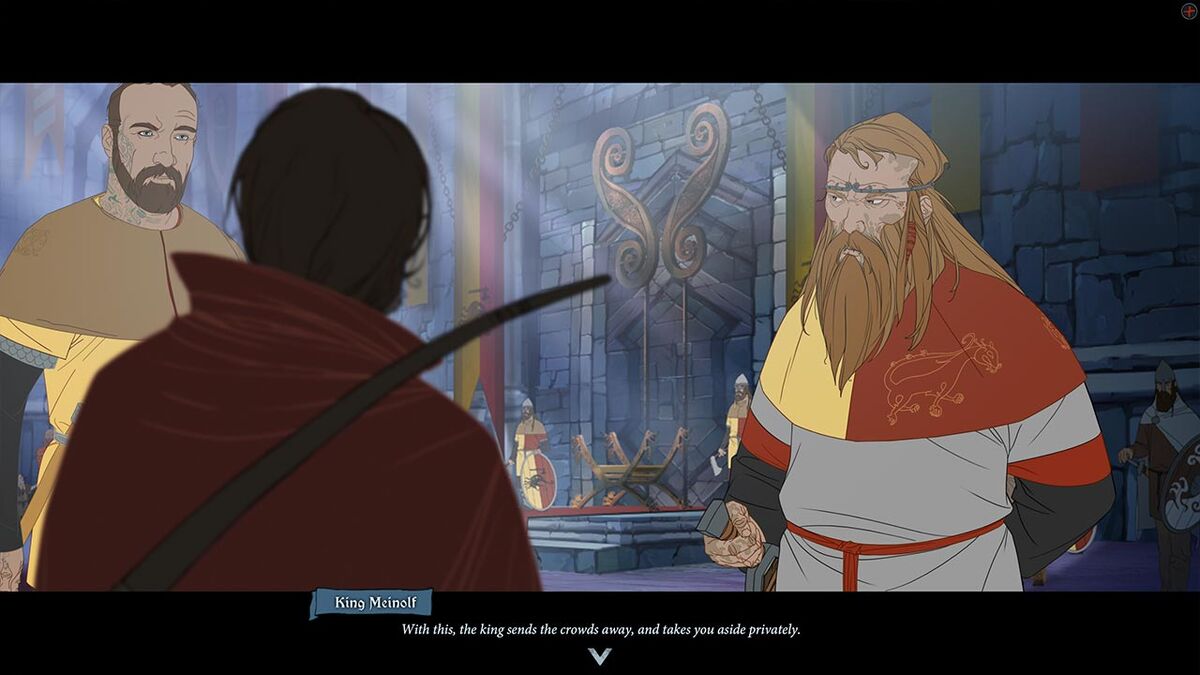 King Meinolf dialogue story The Banner Saga 3 review