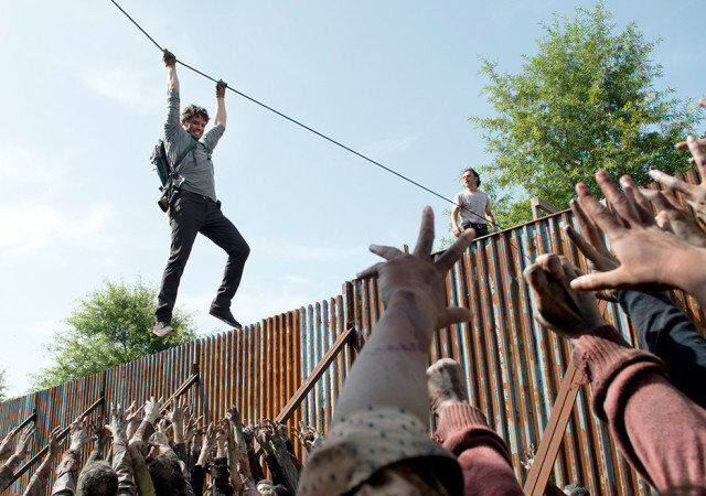 the walking dead wall