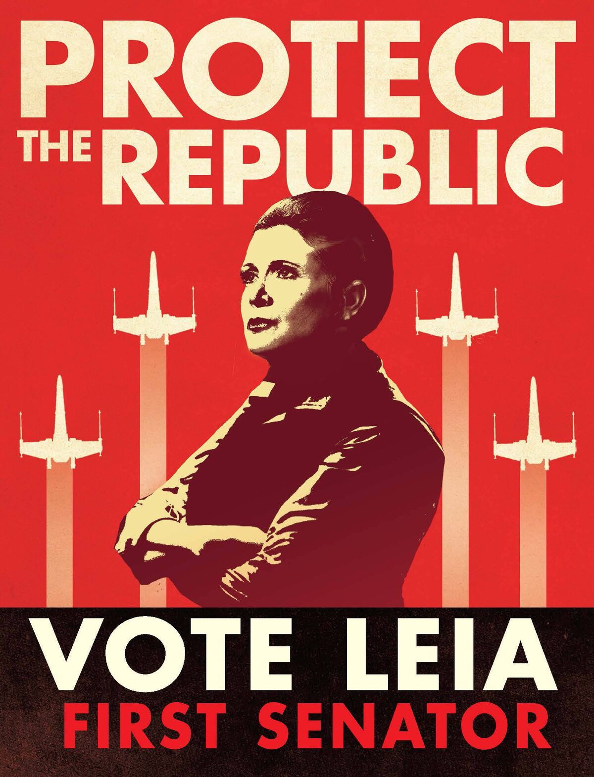 Star Wars propaganda poster Protect the Republic