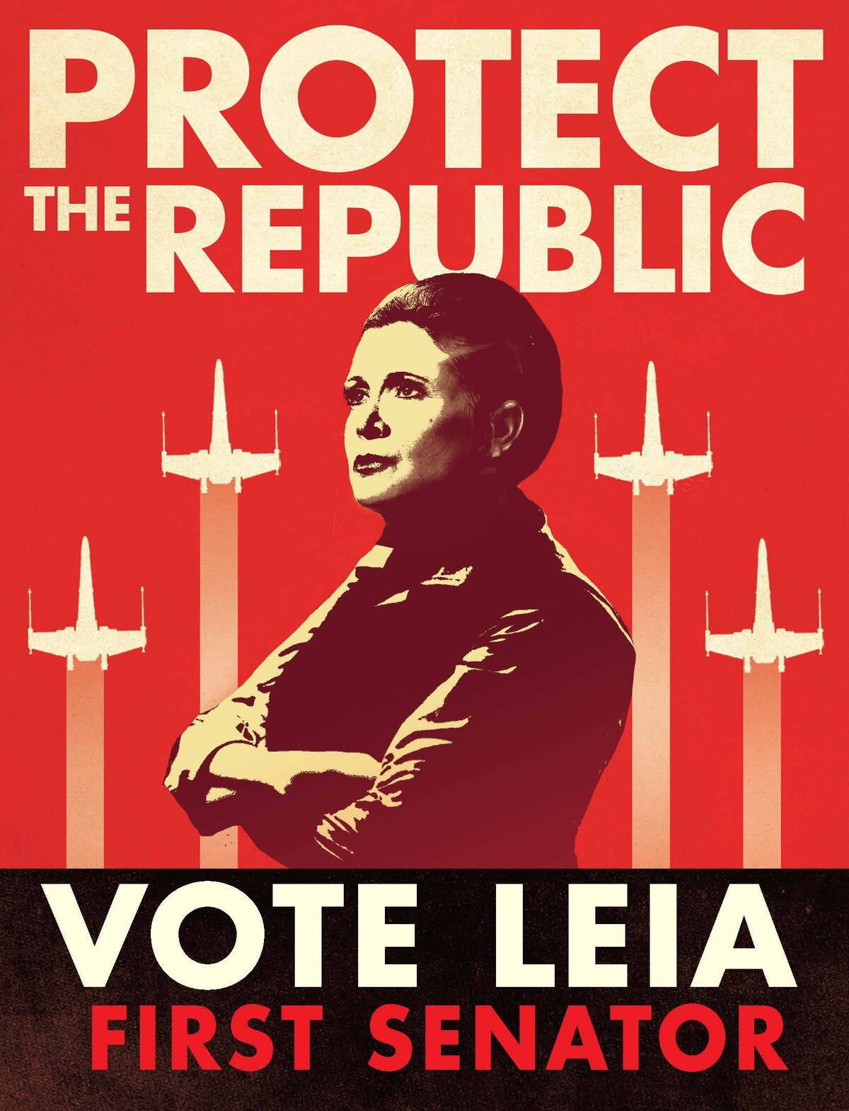 Star Wars propaganda poster Protect the Republic