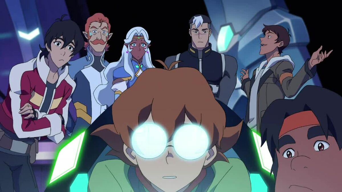 Team Voltron in Castle Ship