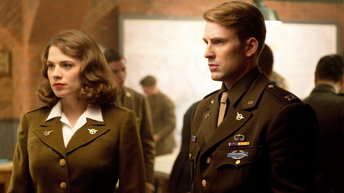 Peggy Carter and Steve Rogers Captain America
