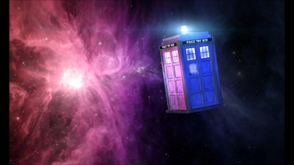 The TARDIS in space Doctor Who