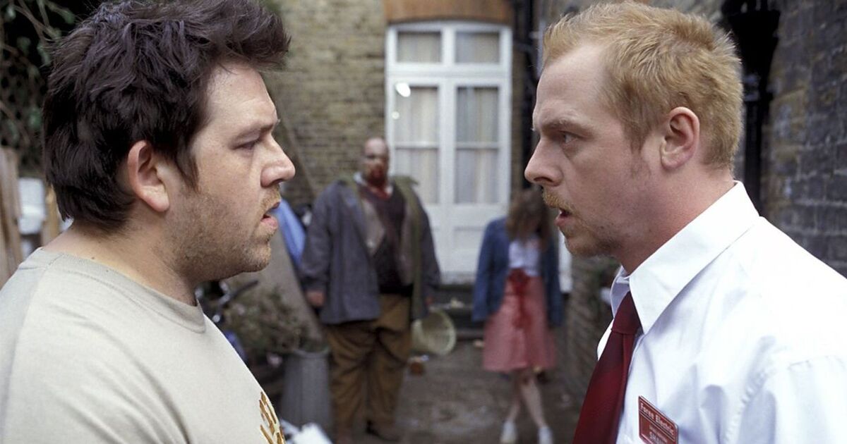Nick Frost and Simon Pegg in Shaun of the Dead