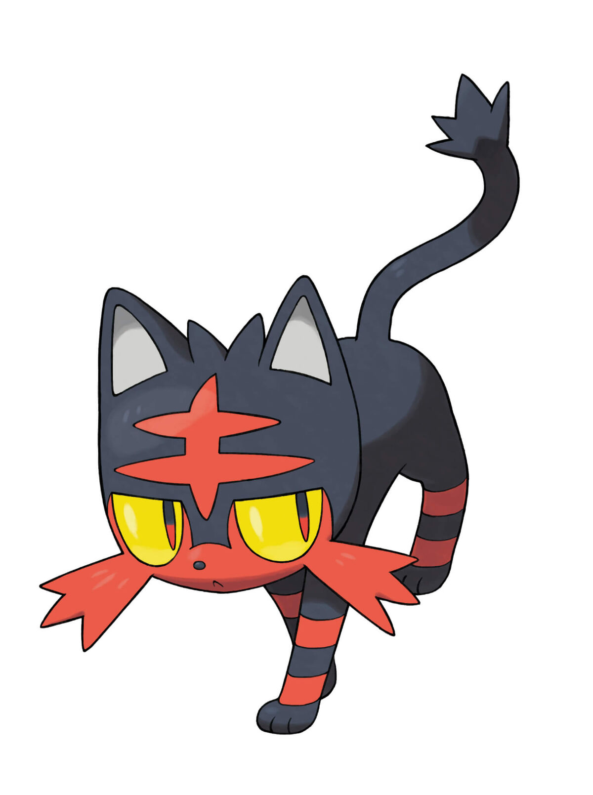 Pokemon Figurine - Choco Egg Sun & Moon: 14 Litten (Litten