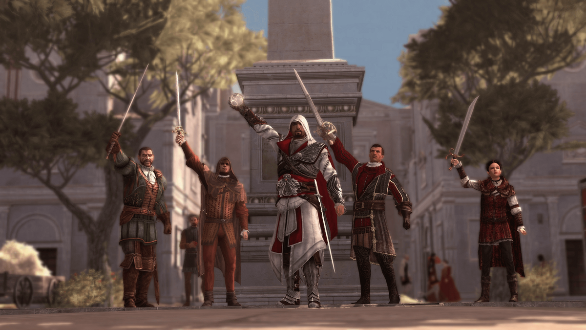 Assassin s creed brotherhood как снять доспехи