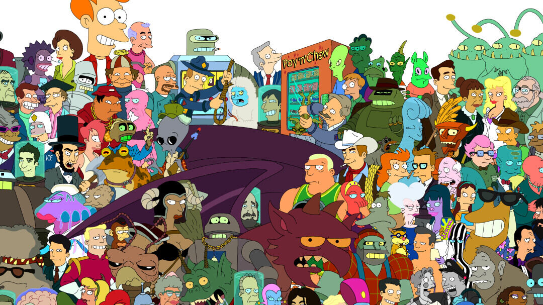 futurama every character