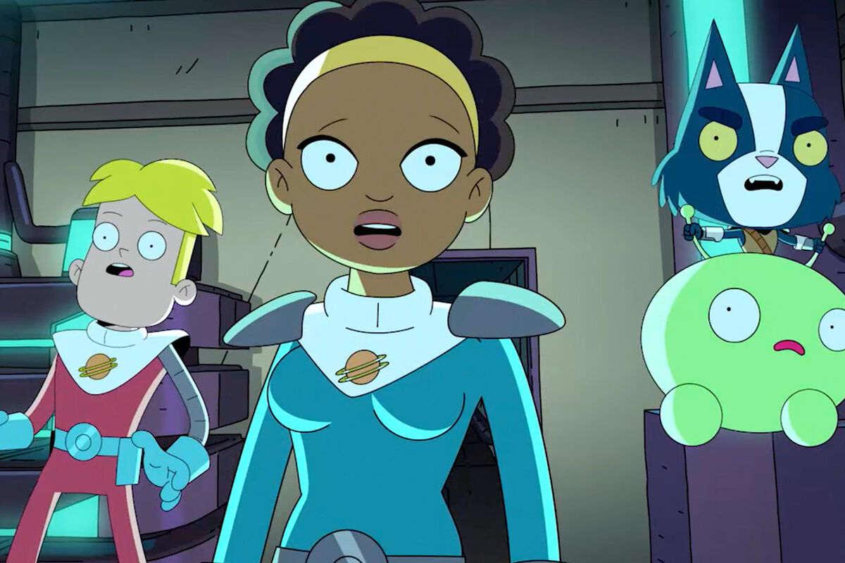 Gary, Quinn, Avacato, and Mooncake in Final Space