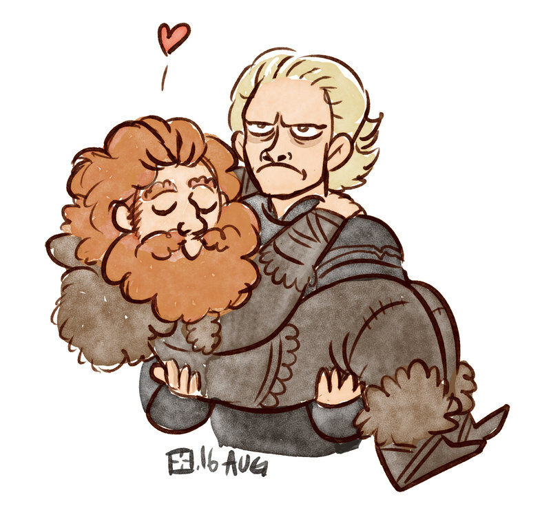 fan art torumund and brienne