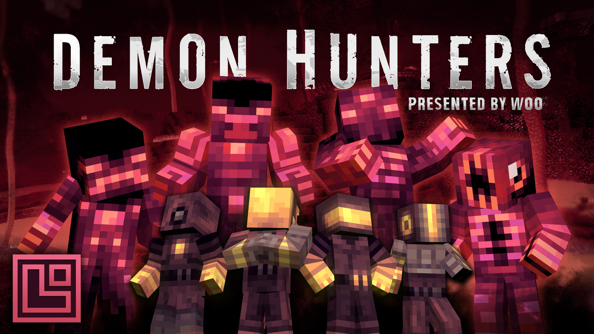 The 'good vs evil' Demon Hunters pack was a Halloween creation, tapping into Minecraft's hellish Nether
