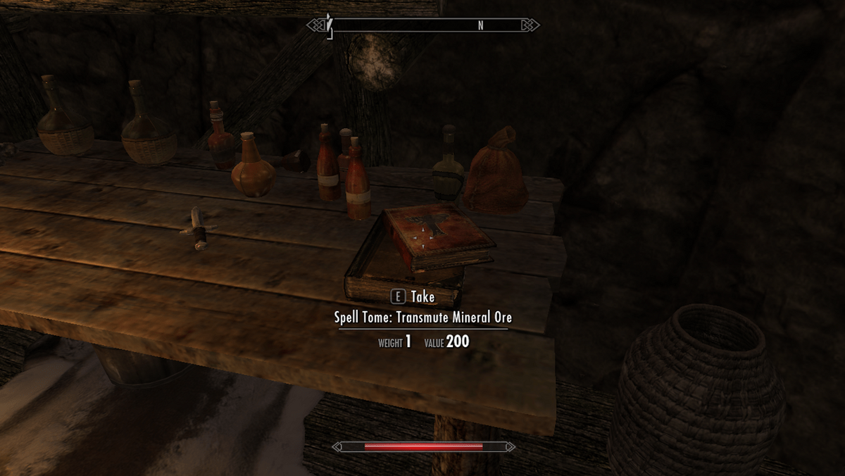 The Transmute spell book in The Elder Scrolls V: Skyrim