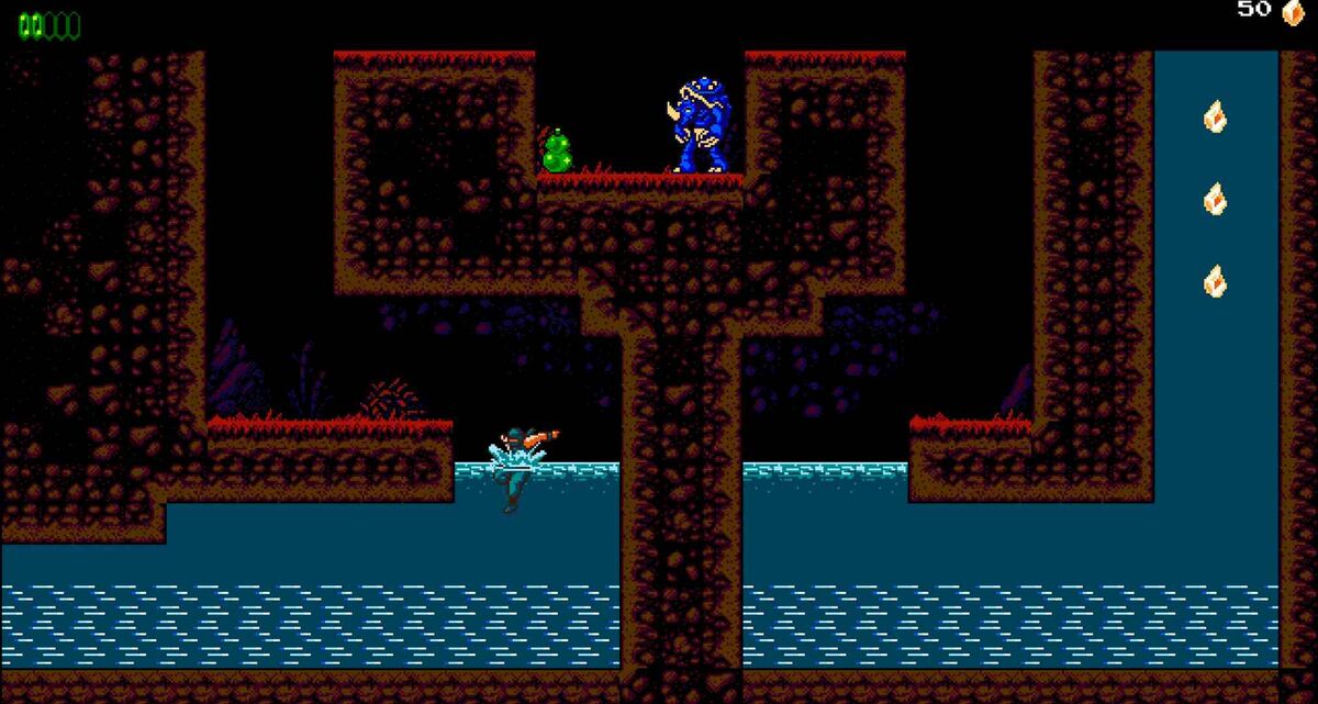 Underwater gameplay The Messenger