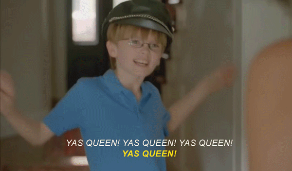 Oliver struts off saying &quot;Yas Queen&quot;