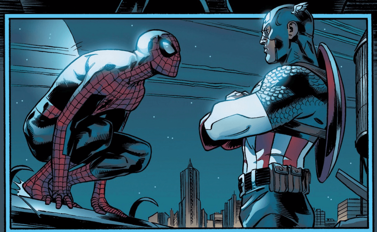 Captain America vs Spider-Man