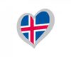Heart pin iceland