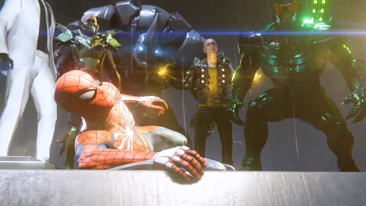 Spider-Man PS4 villains Doctor Octopus Rhino Electro Scorpion Vulture Mr Negative enemies 2018