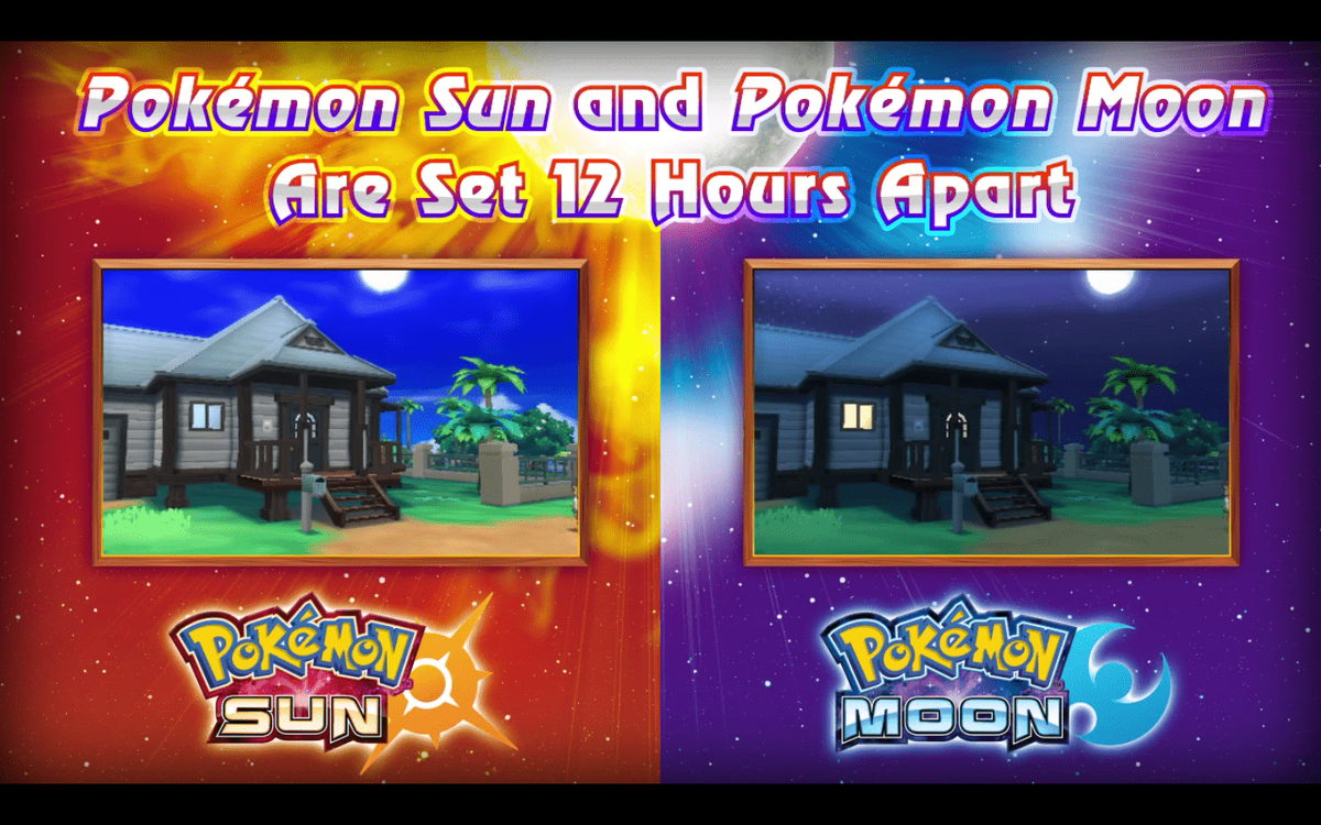 Pokemon Sun and Moon Version Differences