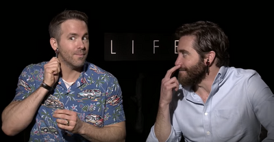 Watch Ryan Reynolds and Jake Gyllenhaal Go Batsh--t Crazy During a Press Interview