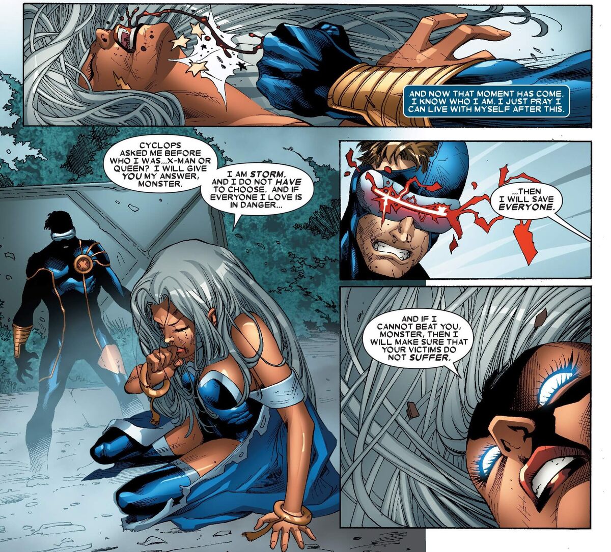 X-Men Worlds Apart Cyclops vs Storm 003