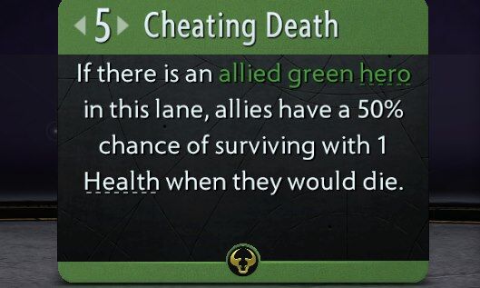 Artifact RNG card Cheating Death random