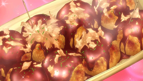 anime foodie food seafood snacks takoyaki
