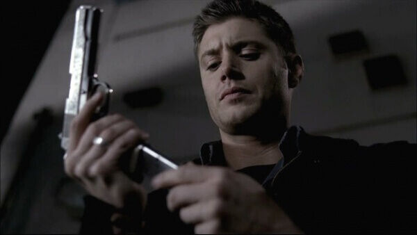 Supernatural silver gun loaded