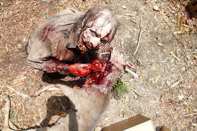 walking dead zombie gore greg nicotero