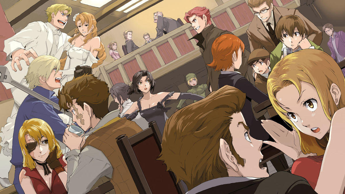 anime shows with large cast Baccano!
