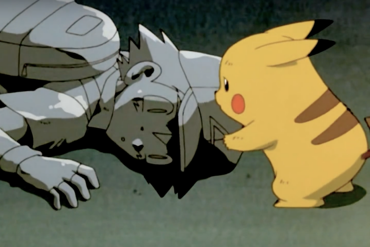 Pikachu tries to wake Ash