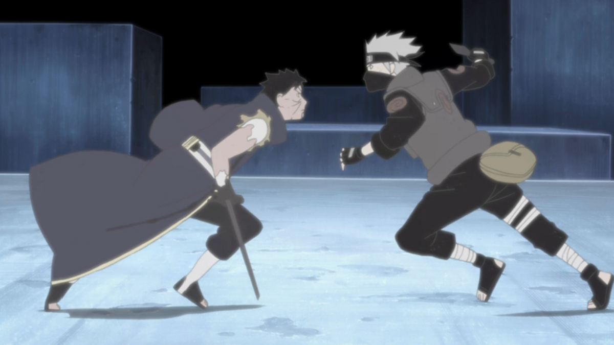 best anime fights Kakashi vs. Obito from Naruto: Shippuden