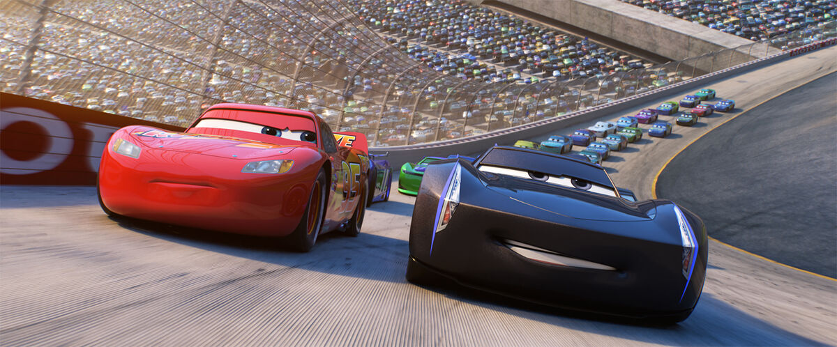 Lightning McQueen and Jackson Storm