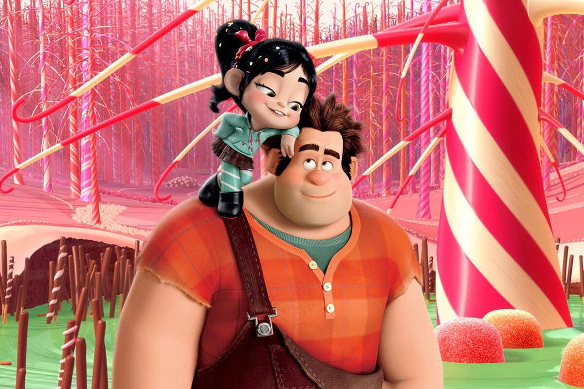 Ralph and Vanellope in Disney's Wreck it Ralph