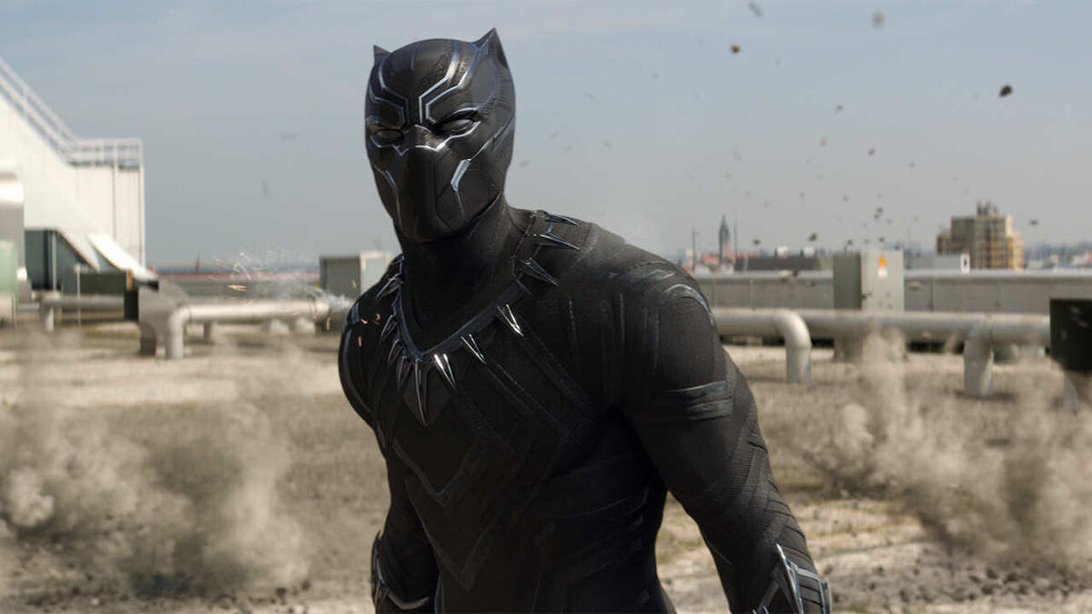 black-panther-superhero in costume