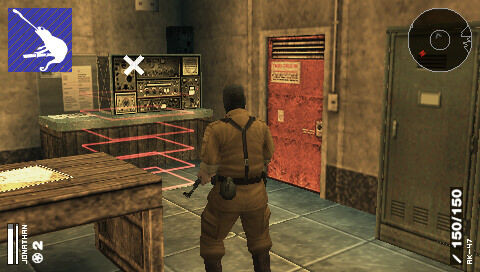 A screenshot of Metal Gear Solid: Portable Ops.