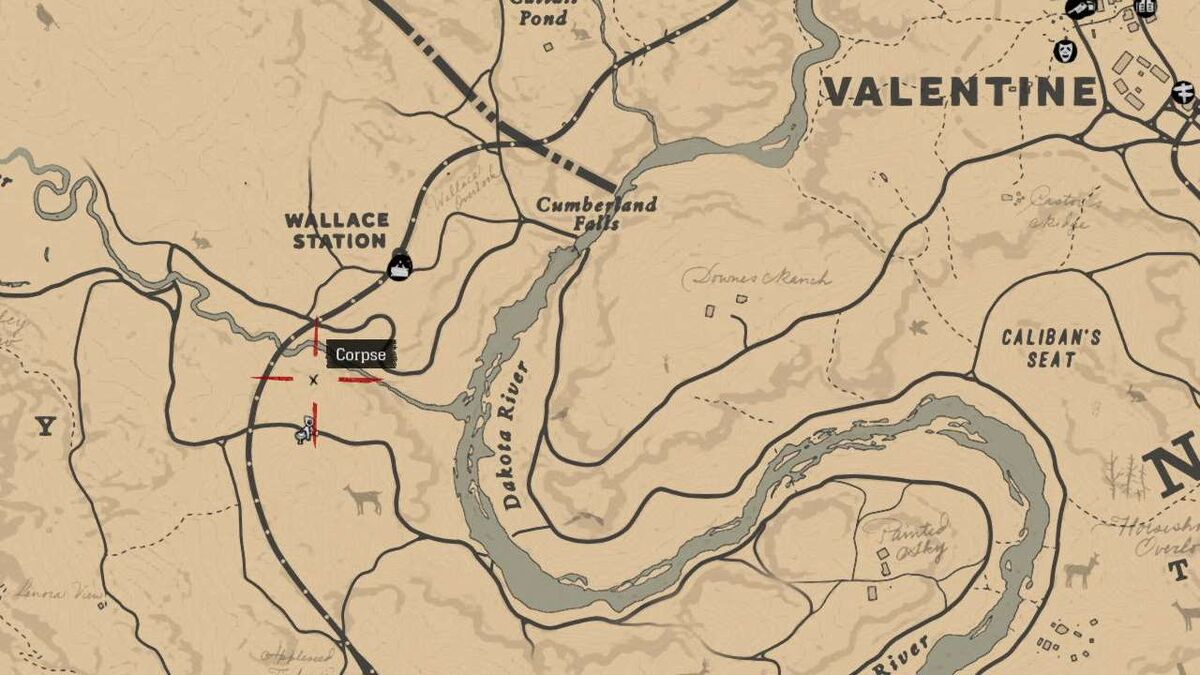 Serial killer third clue map Wallace Station