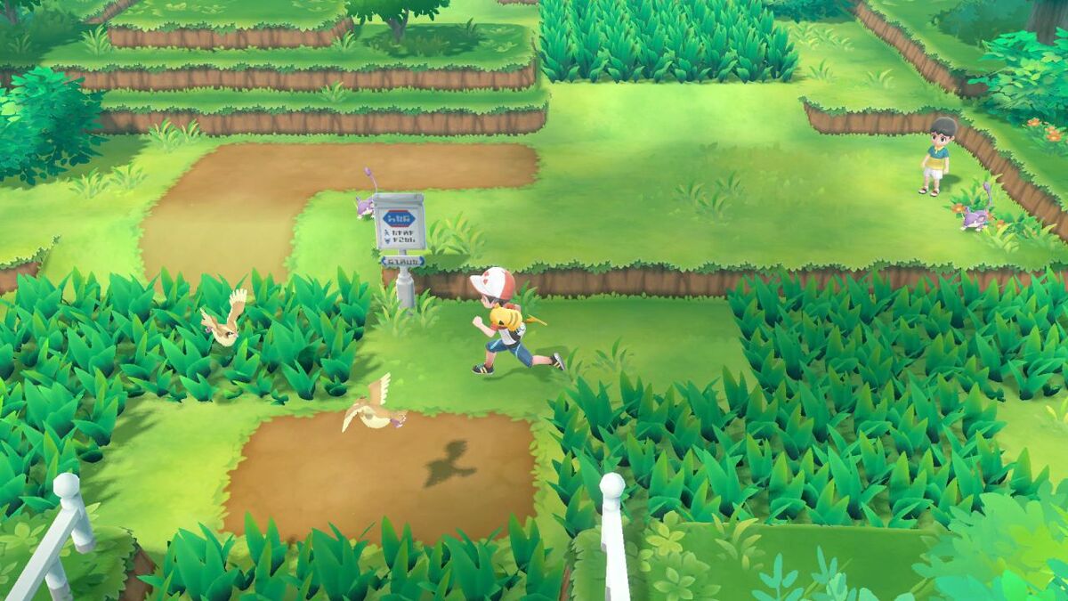 Pokemon Let&#039;s Go wild Pokemon