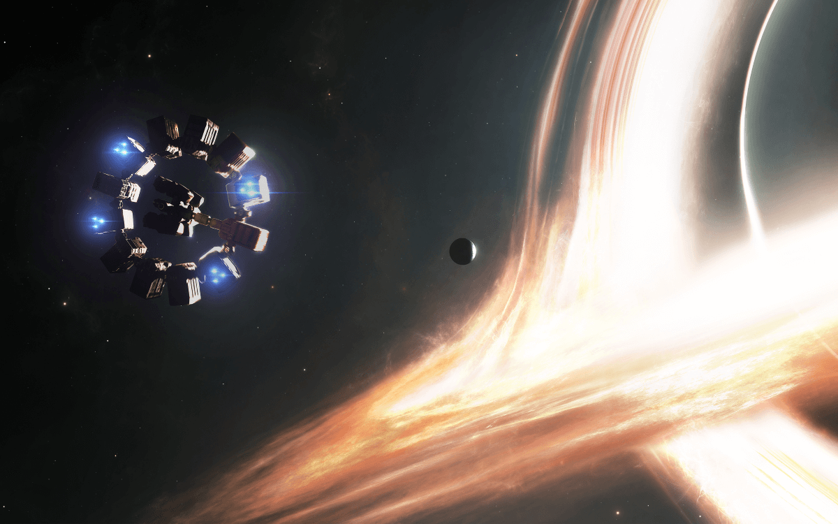 interstellar space black hole