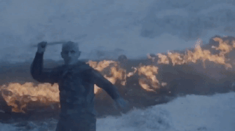 viserion dying game of thrones gif