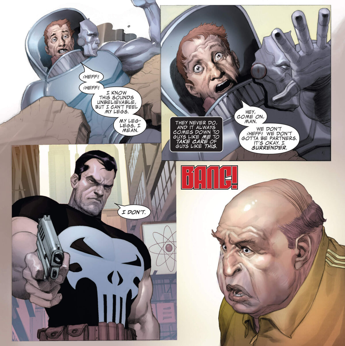 Punisher kills Stilt-Man