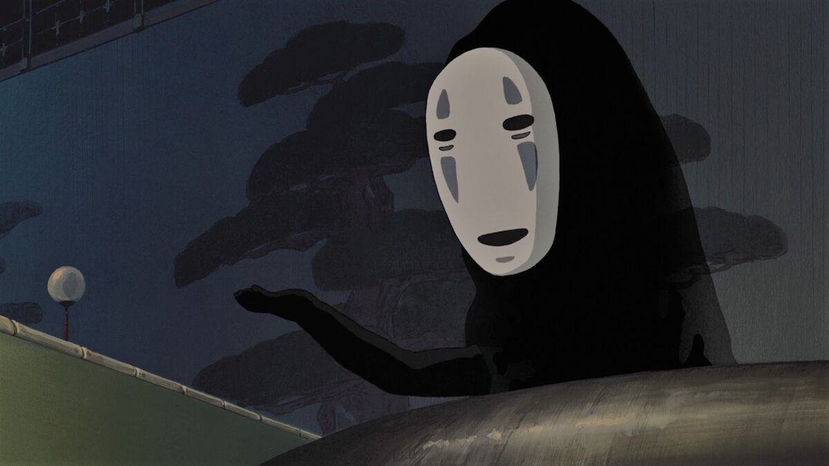No-Face from Spirited Away mask