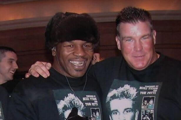 Joe Egan with Mike Tyson