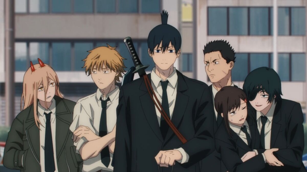 Chainsaw Man Shitajiki / Group Horizontal