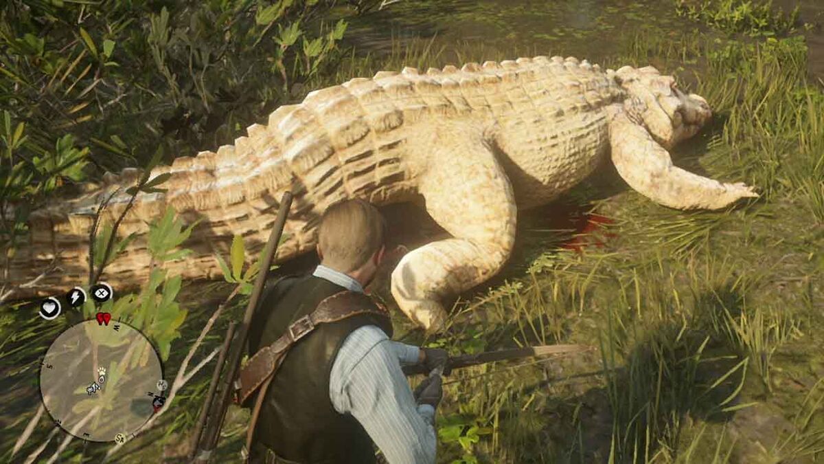 RDR2 Legendary Animals Bull Gator hunting skin