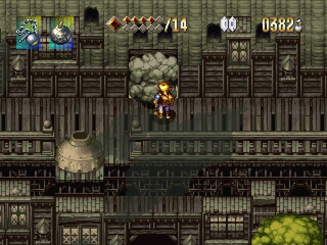 A screenshot of Alundra.