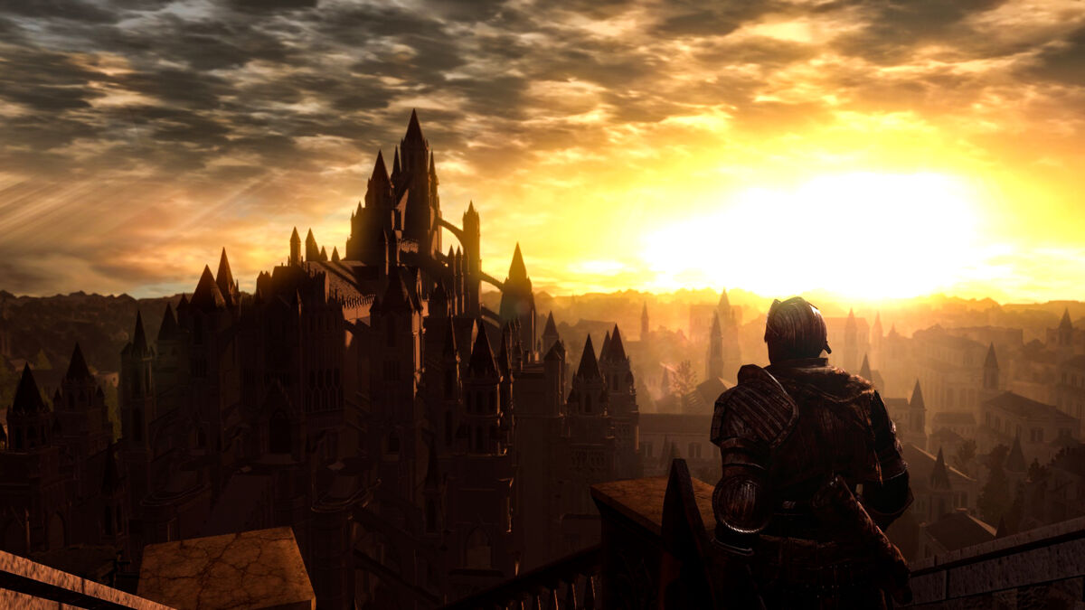 Looking at Anor Londo view