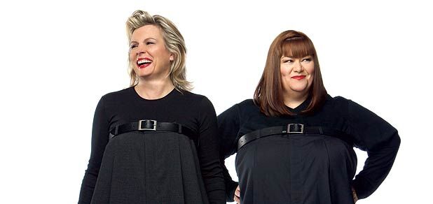 Famous British comedy duo, French and Saunders