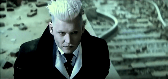 johnny depp grindelwald fantastic beasts